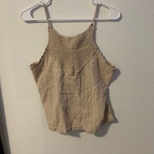H&M woven halter tank top